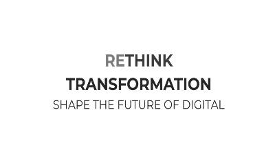 Kundenlogo Rethink Transformation - Shape the future of digital